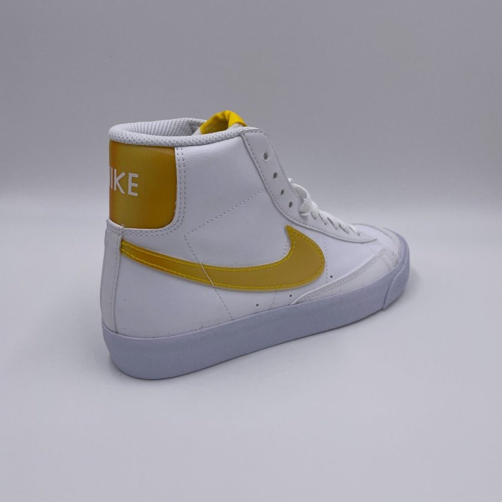 Nike Blazer Mid  White / Yellow Womens Shoes - Picture 8 of 8